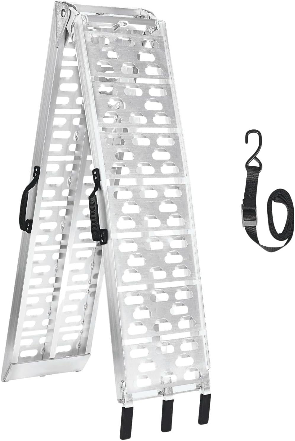MAXIVMAN Aluminum Motorcycle Ramp with 750 Lbs Capacity