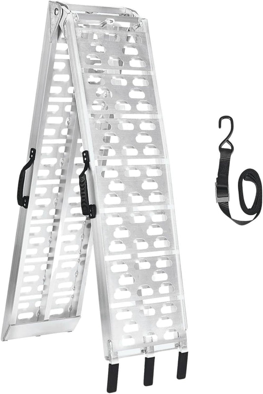 MAXIVMAN Aluminum Motorcycle Ramp with 750 Lbs Capacity
