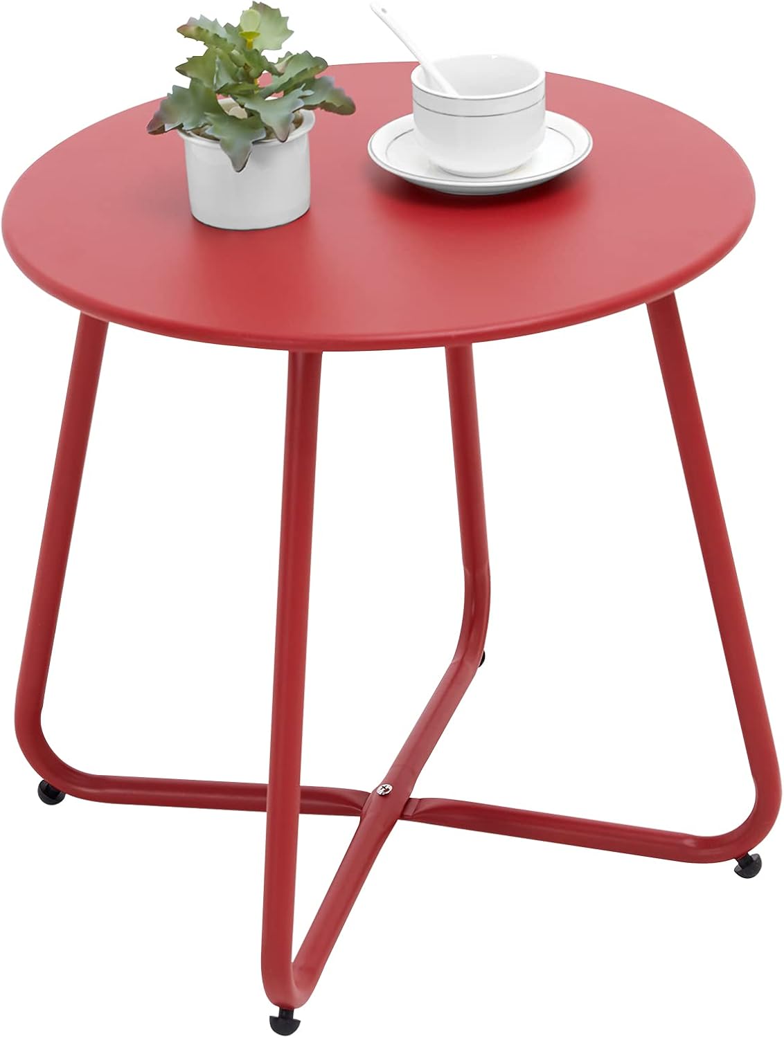 Outdoor Table Small Patio Side Table for Garden and Balcony