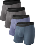 Men's Bamboo Cool Ultra Breathable Boxer Briefs - 92% Viscose