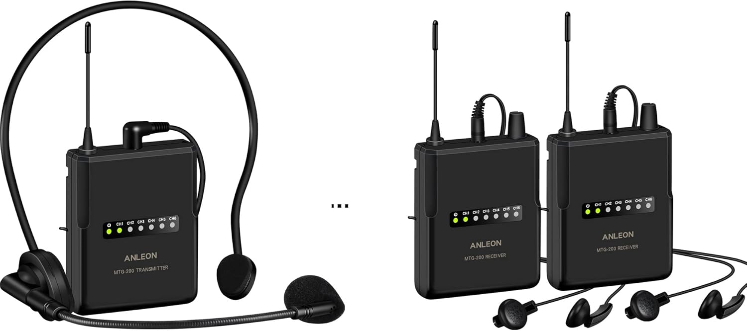 Wireless Tour Guide System with 20 Receivers for Language Needs