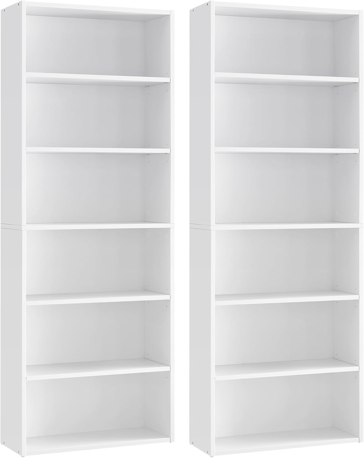 VASAGLE Set of 2 Bookshelves for Stylish Home Organization