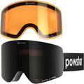 Ski Goggles Snow OTG Frameless Magnetic Lens - Anti-Fog UV Protection