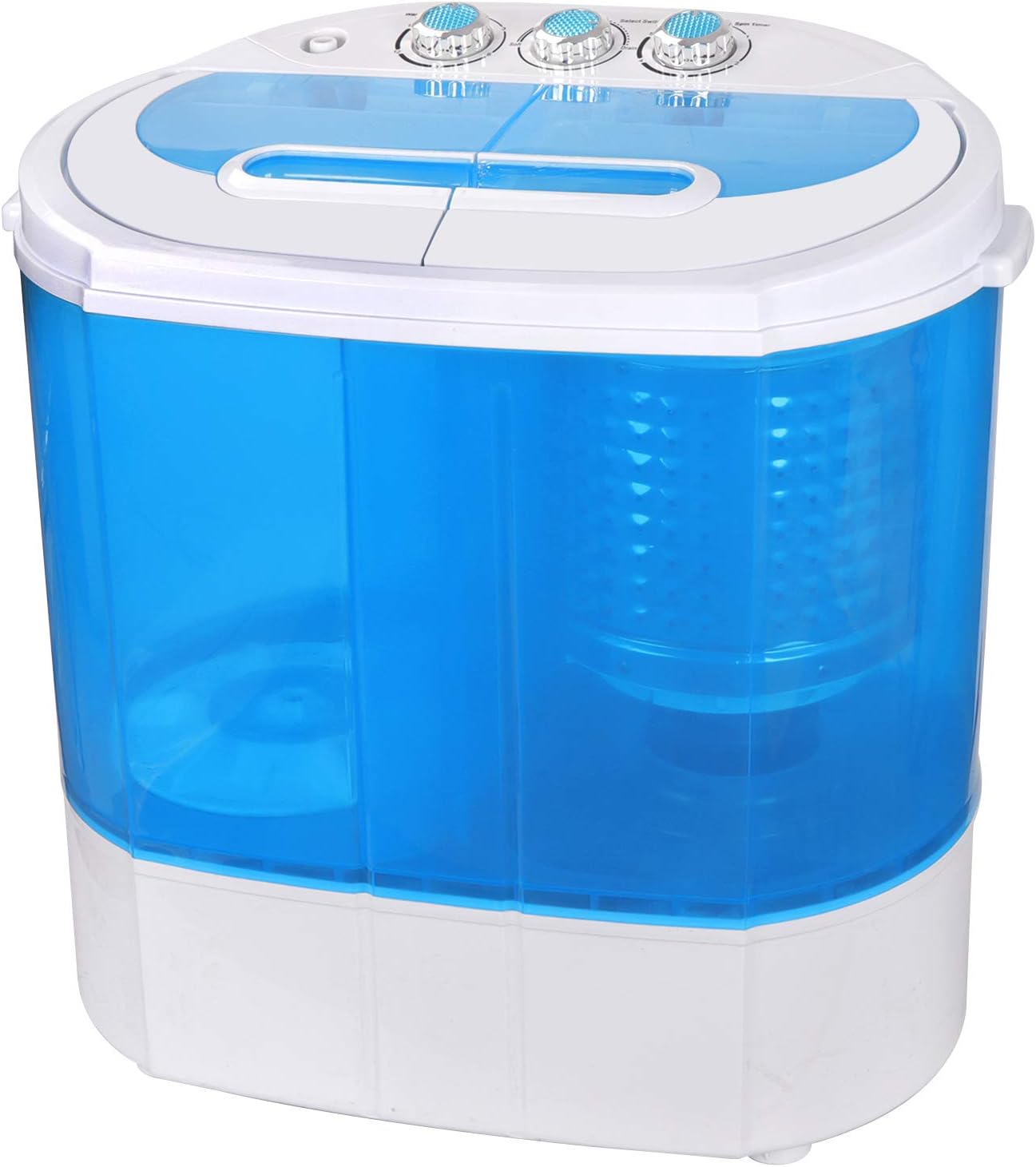 Compact Small Portable Washing Machine - Dual Tub Combo!