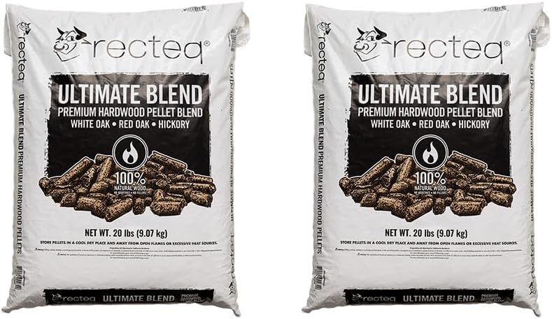recteq Ultimate Premium Hardwood Grilling Cooking Pellets 2-Pack