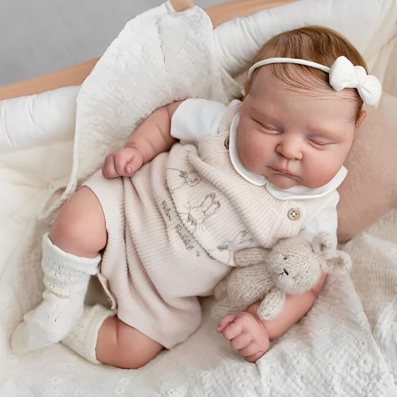 22 Lifelike Reborn Baby Doll - Realistic Veins, Weighted Body - Ideal Gift