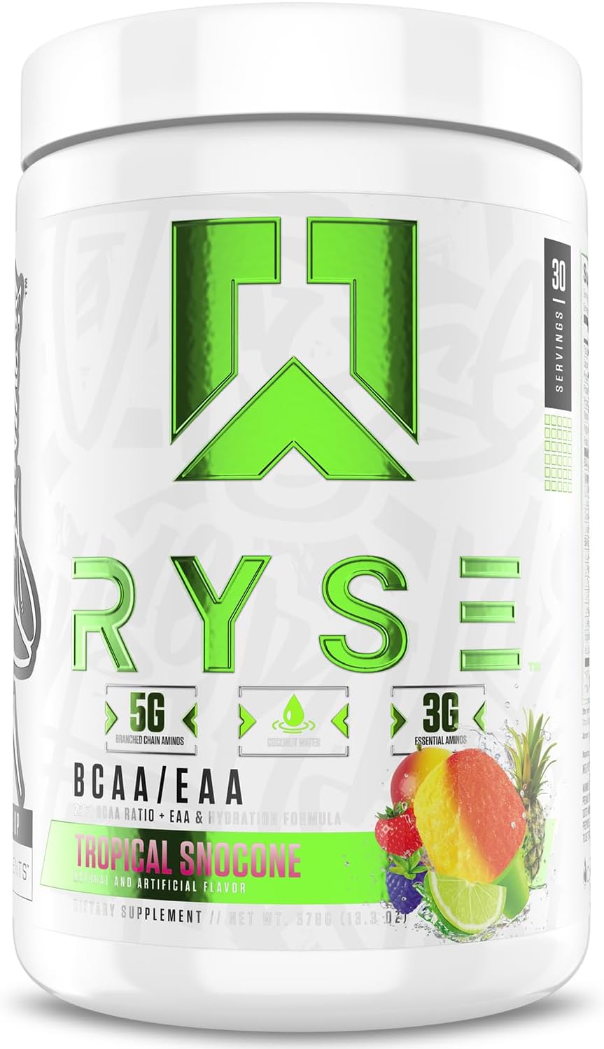 RYSE BCAA EAA Powder for Muscle Recovery and Hydration