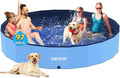 VISTOP Jumbo Foldable Dog Pool - Sturdy Portable Pet Bathing Tub