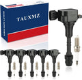 Ignition Coil Pack UF349 and Iridium Spark Plugs 6376 Replacement