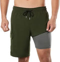 Men's Swimwear with Compression Liner for Comfort by BRISIRA