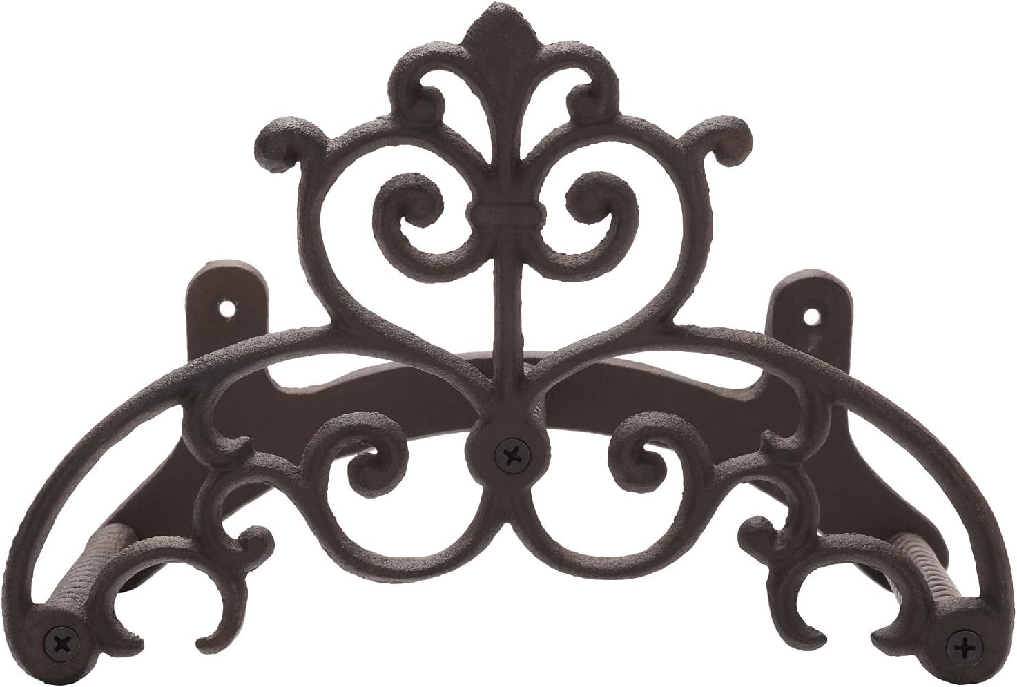 MyGift Cast Iron Garden Hose Holder with Vintage Design