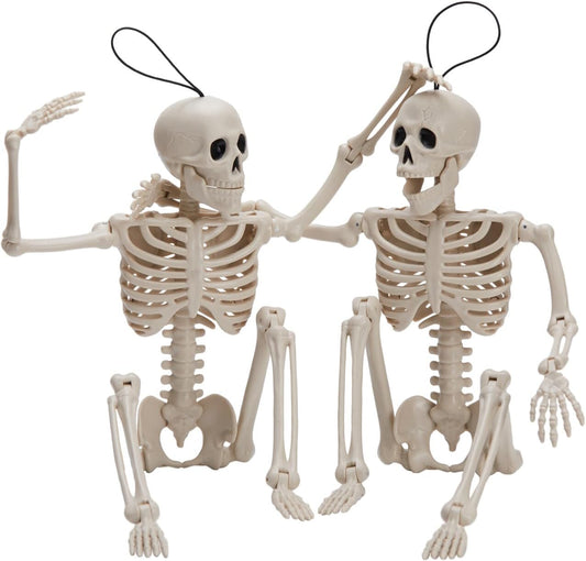 10 PCS 16in Halloween Skeleton Decor for Spooky Parties