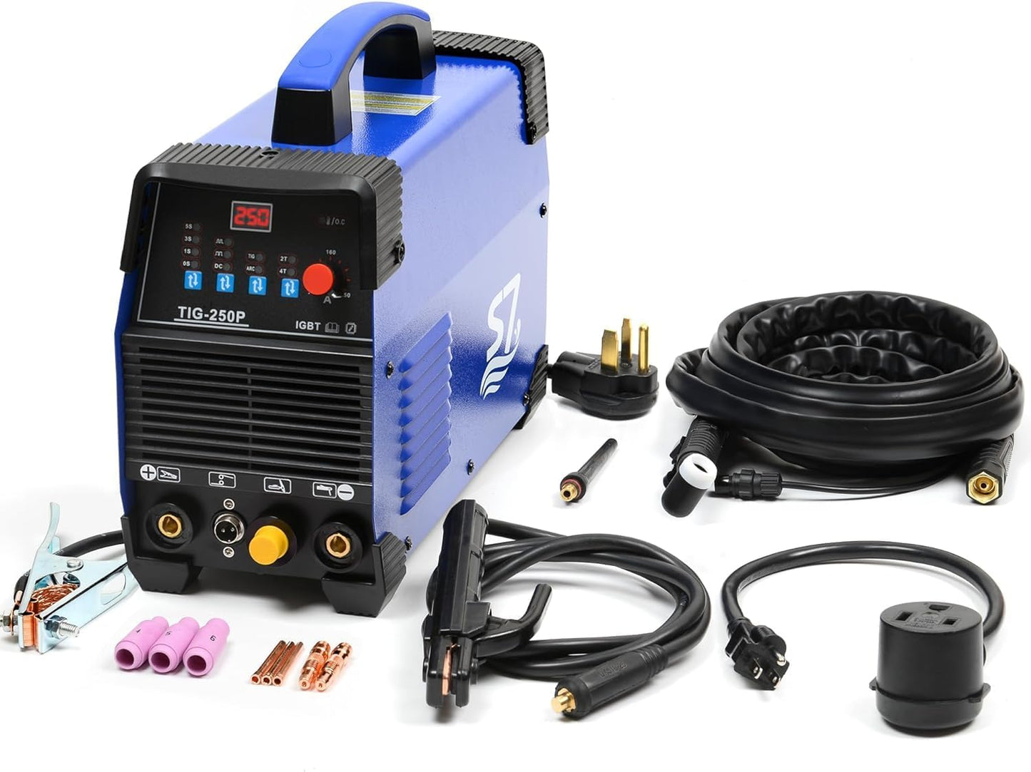 250A TIG Welder with Pulse for Aluminum and Stainless Steel