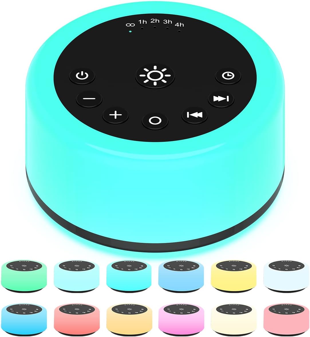 ColourNoise - 30 Soothing Sounds & 12 Lights for Serene Sleep