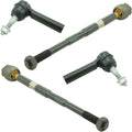 TRQ Front Inner and Outer Tie Rod Set Compatible with 2010-2017