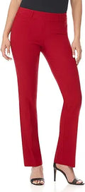 Rekucci Womens Ease Into Comfort Fit Barely Bootcut Pants - Sleek Fit