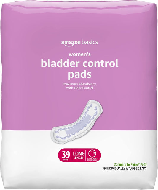Basics Long Incontinence Pads - Maximum Absorbency