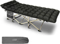YELLOW JACKET Camping Cot with Mattress - Heavy Duty 600 lb Support