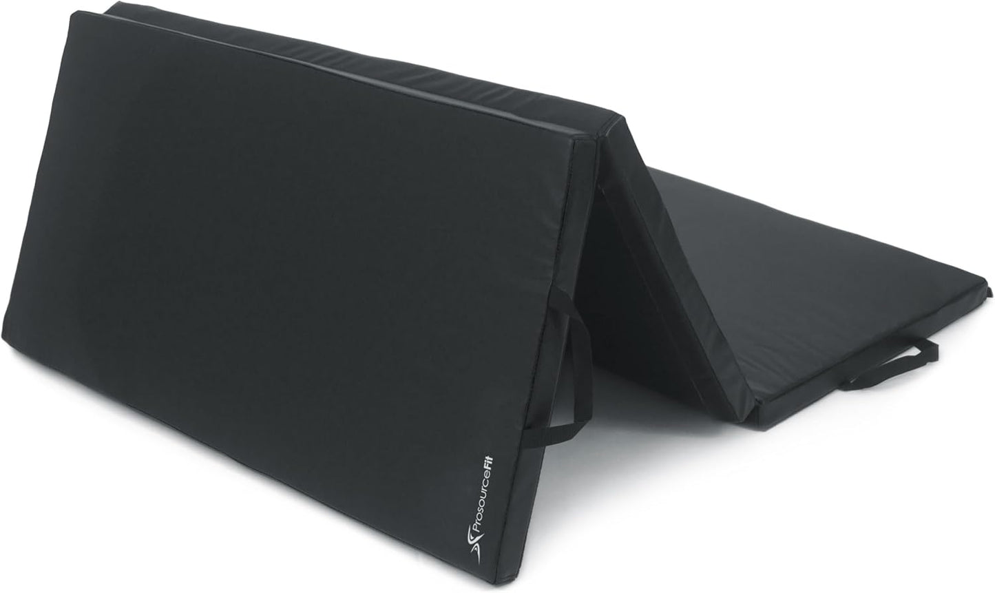 ProsourceFit Tri-Fold Thick Exercise Mat for Gymnastics and More