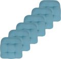 Outdoor Chair Cushion Set 6 Pack by Sweet Home Collection for Comfort