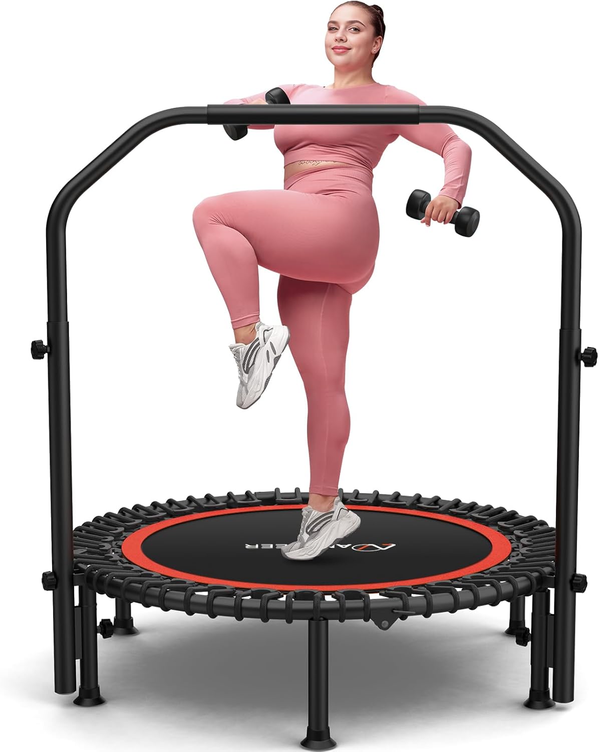 ANCHEER Foldable Rebounder Trampoline for Adults and Kids