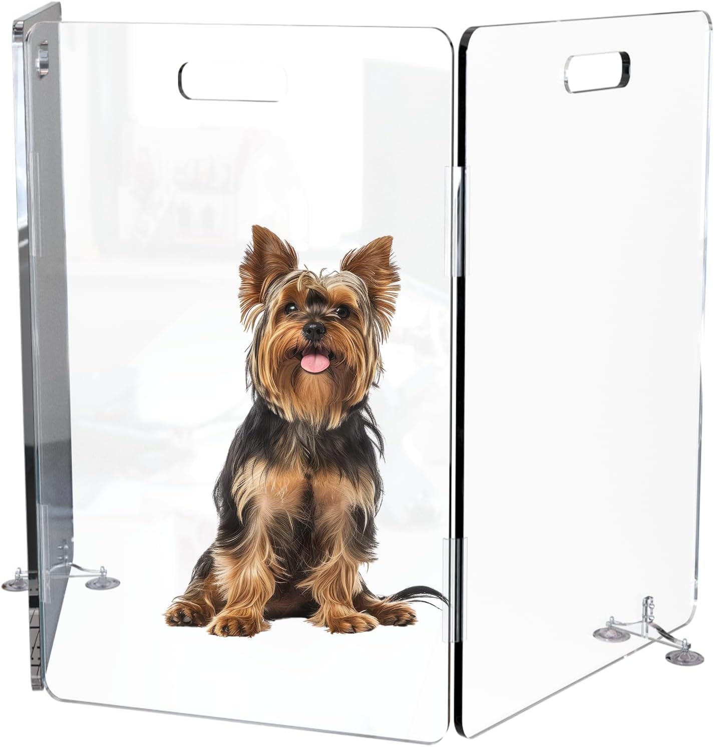 Impact Resistant Clear Acrylic Dog Gate Fence Panel for Pets