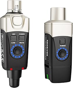 Xvive U3 XLR Plug-on Microphone Wireless System for Dynamic Mics