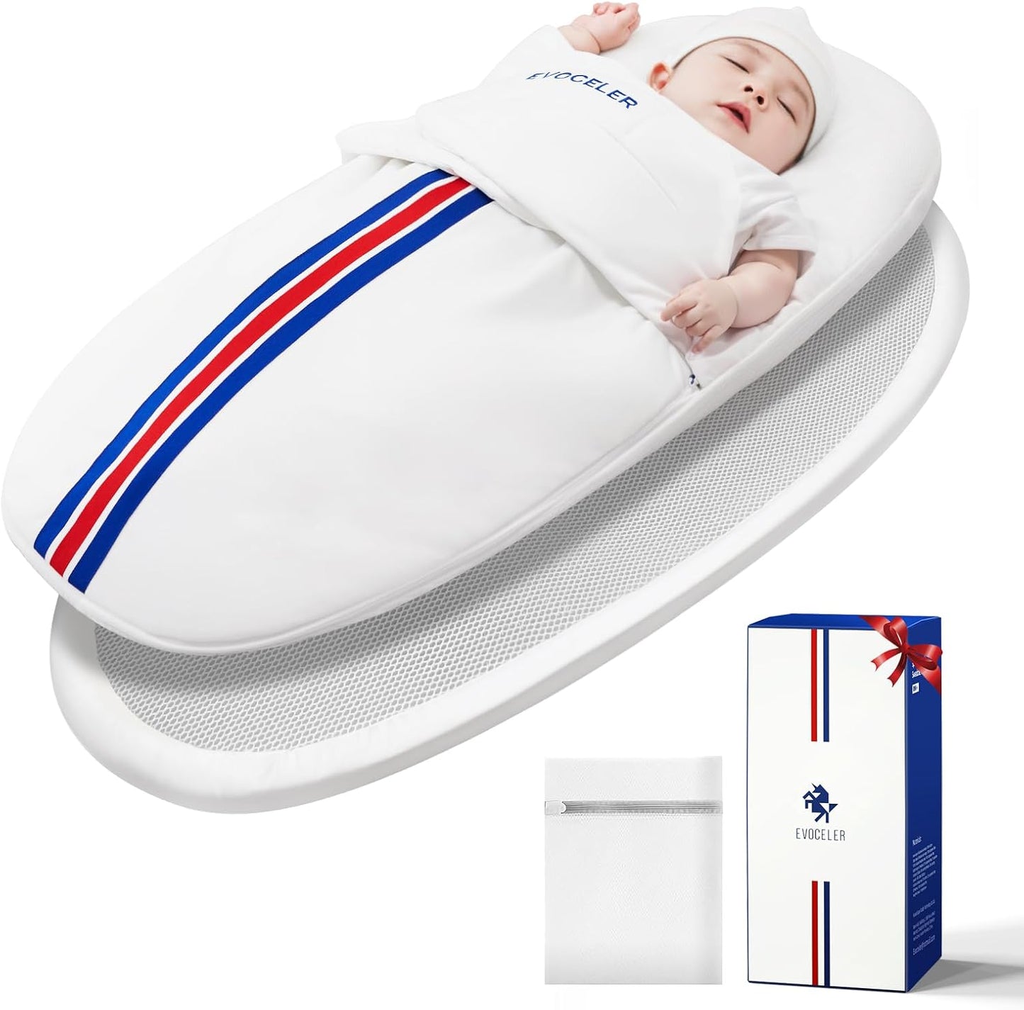 Evoceler Baby Swaddle Sleep Sack with Temperature Monitor