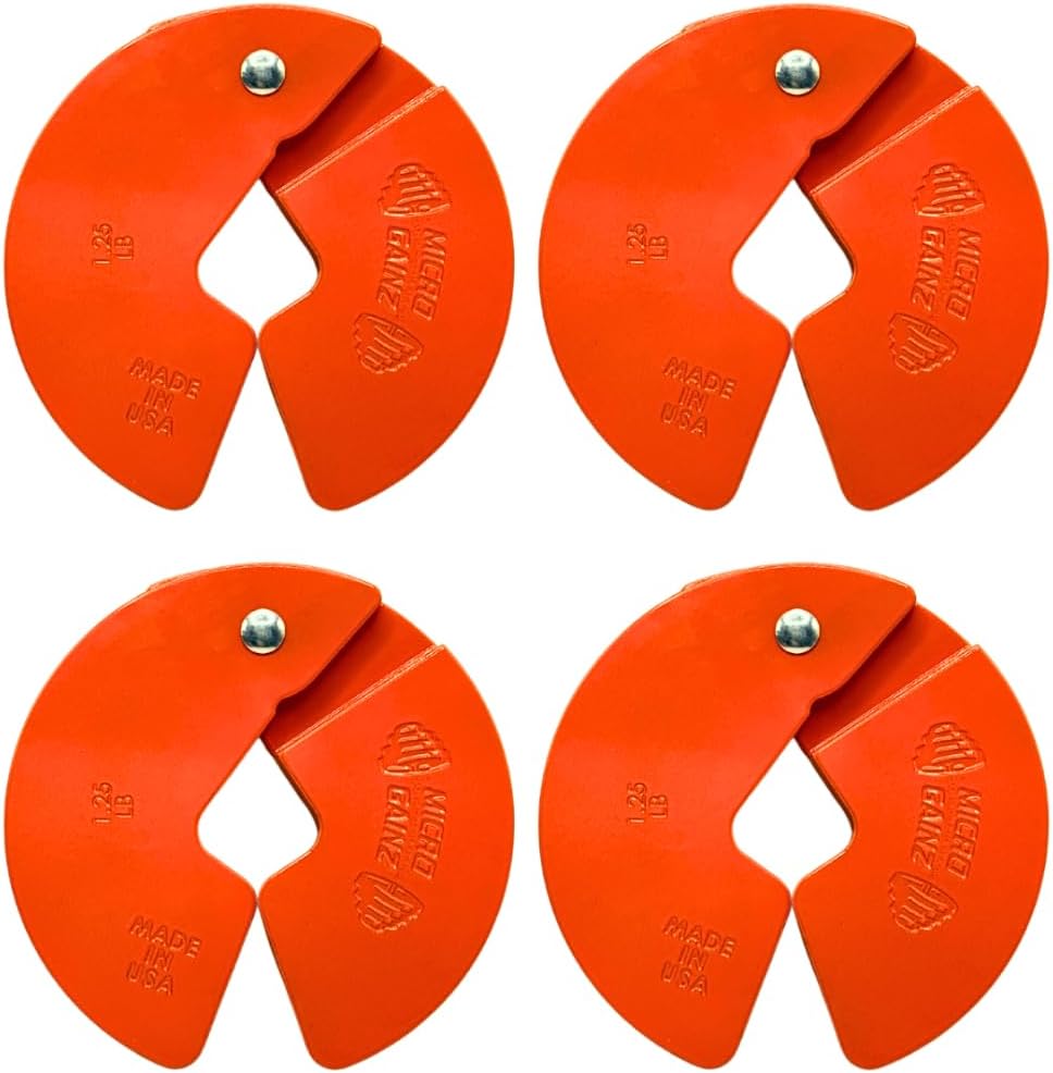 Micro Gainz 1.25lb Fractional Weight Plates for Dumbbell Training