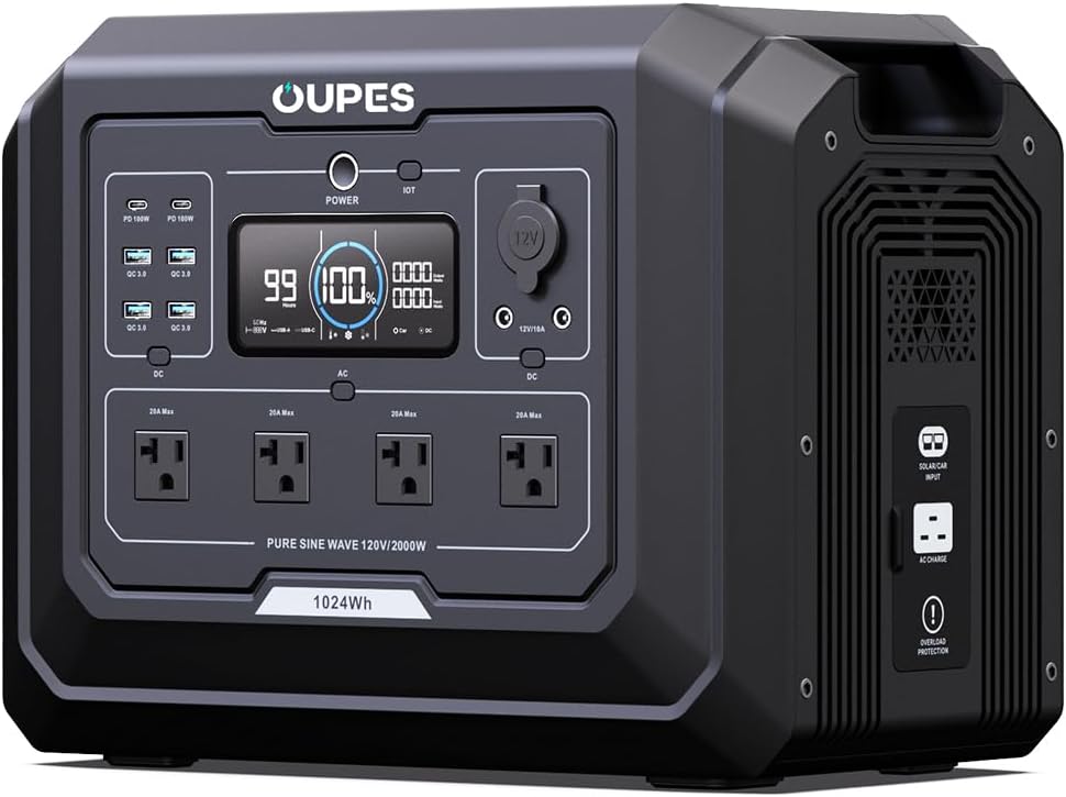 OUPES Mega Power Station - 2000W Portable Generator