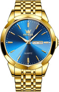 OLEVS Watch for Men Two Tone Dress Quartz - Classic Business Style