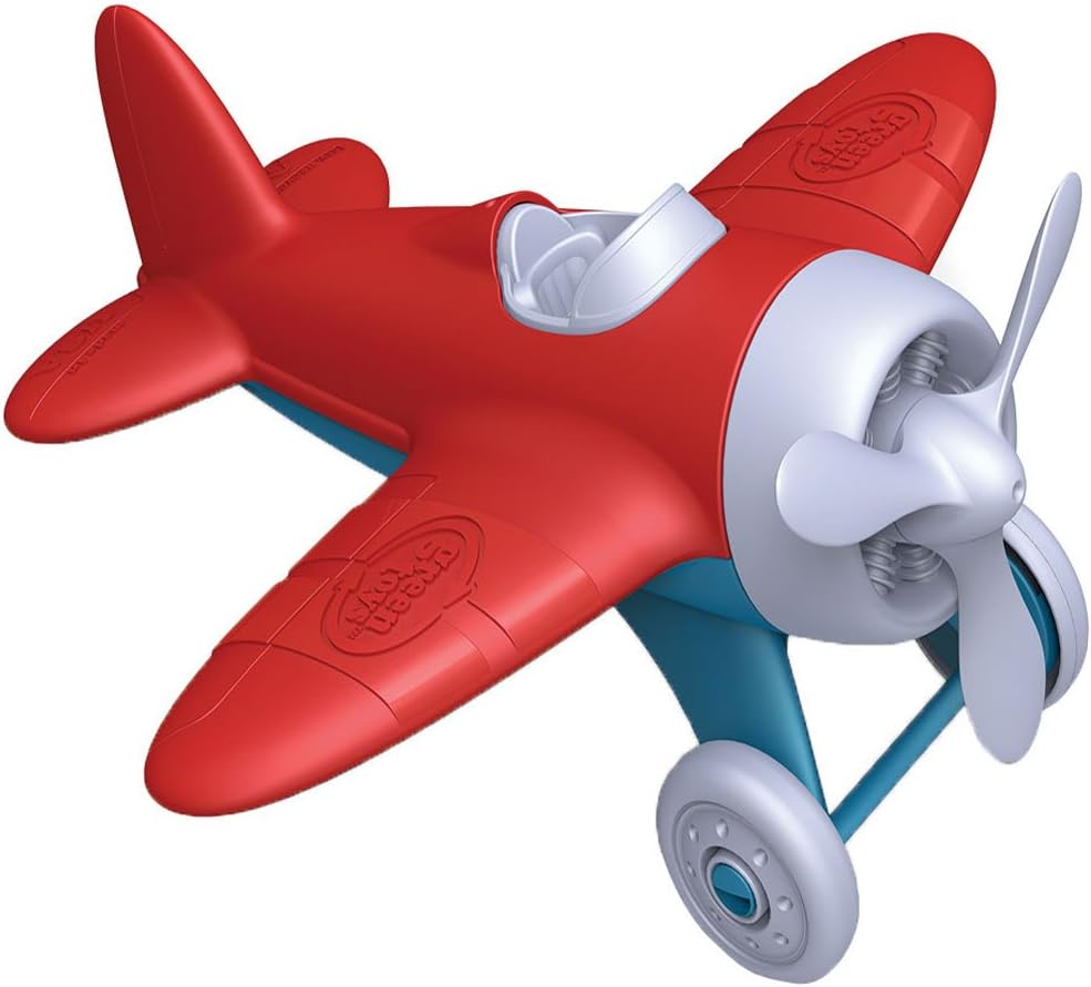 BPA Free Red Airplane - Aeronautical Learning Toy
