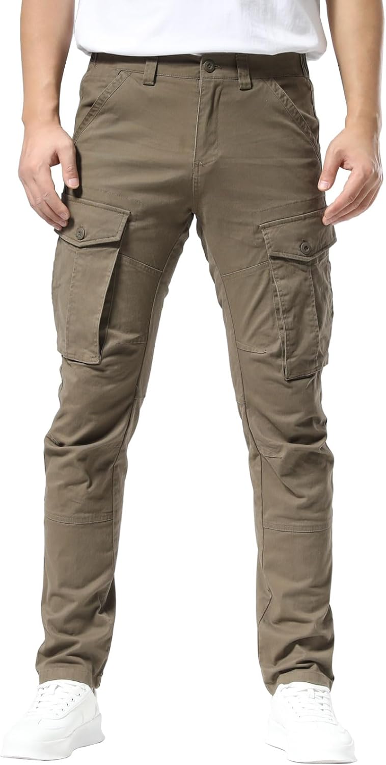 Pacific Blue Cargo Pants for Men and Women with Articulated Knees