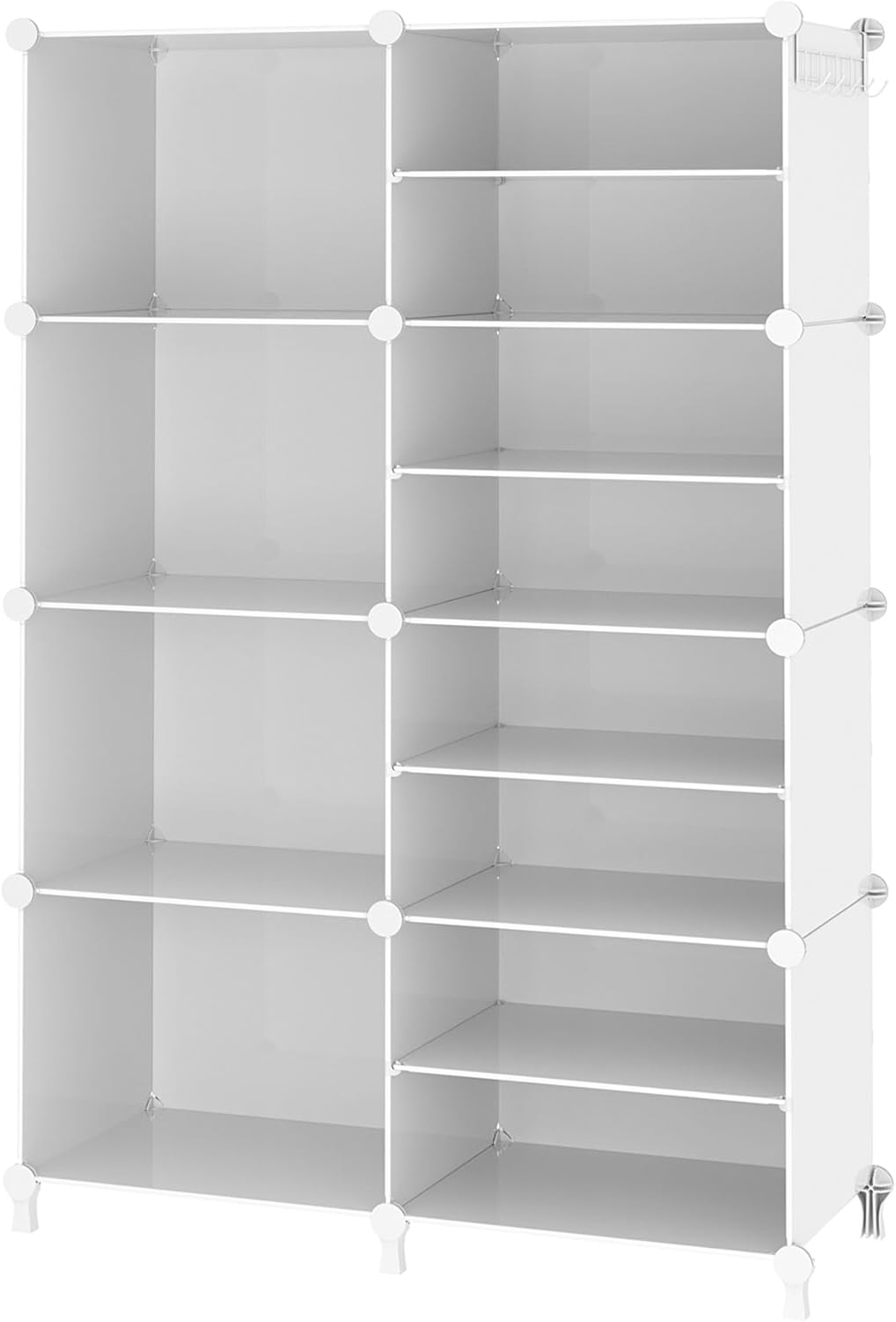 AWTATOS Closet Organizer 8 Cube Storage Shelves for Home Use