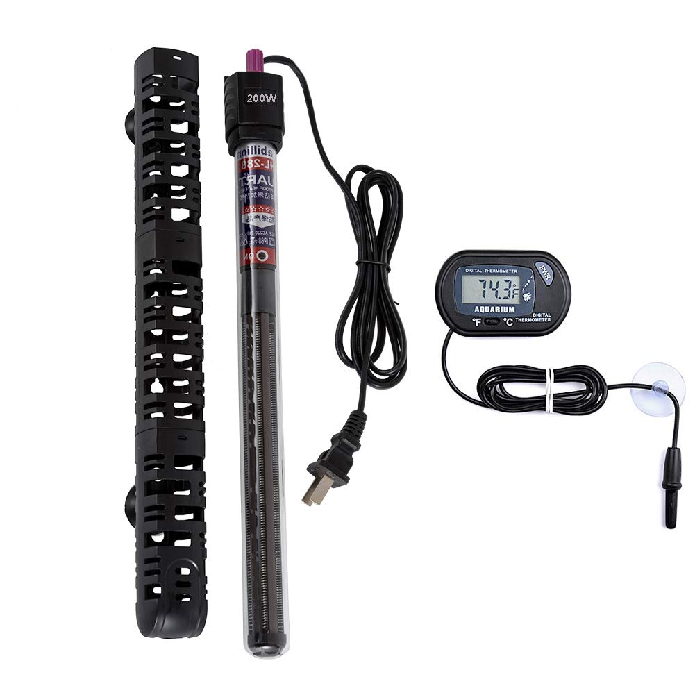 200W Submersible Aquarium Heater: LCD Thermostat for Precise Heating