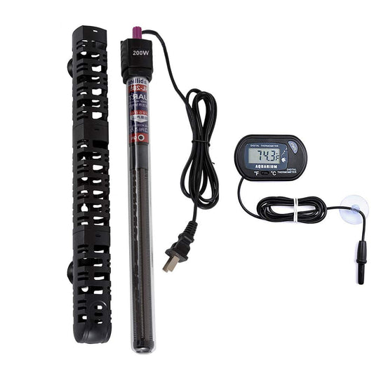 200W Submersible Aquarium Heater: LCD Thermostat for Precise Heating