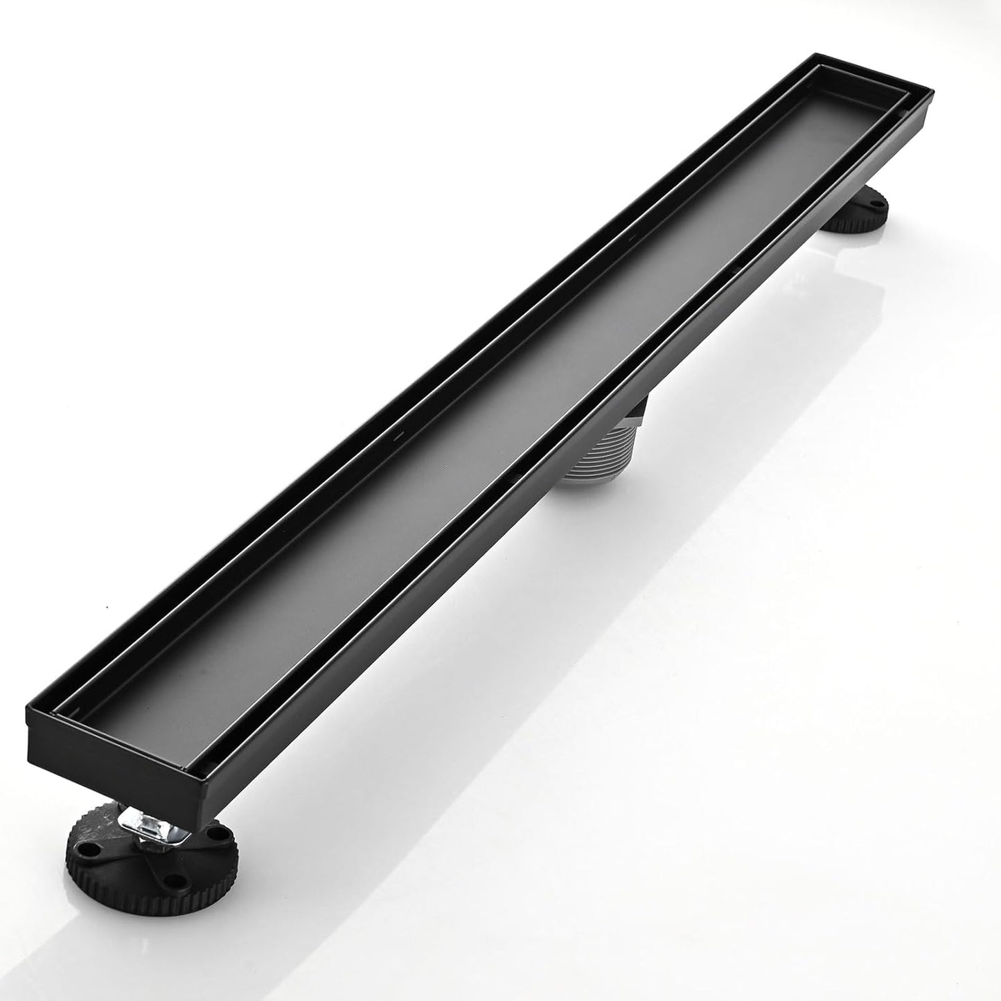 Linear Shower Floor Drain 30 Inch Stainless Steel with Hair Catcher