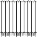 10 Pack String Light Poles 10 Ft for Outside String Lights - Sturdy