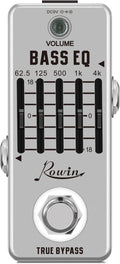 Rowin Bass Equalize Pedal 5 Band for Bass - Compact Graphic EQ