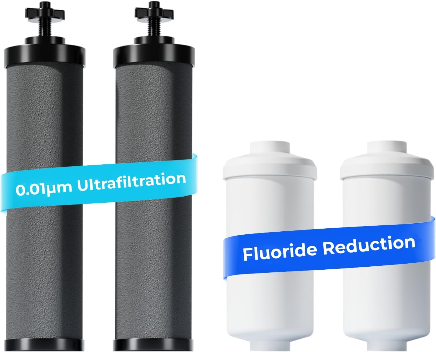 Waterdrop Black Fluoride Water Filter for Berkey Systems