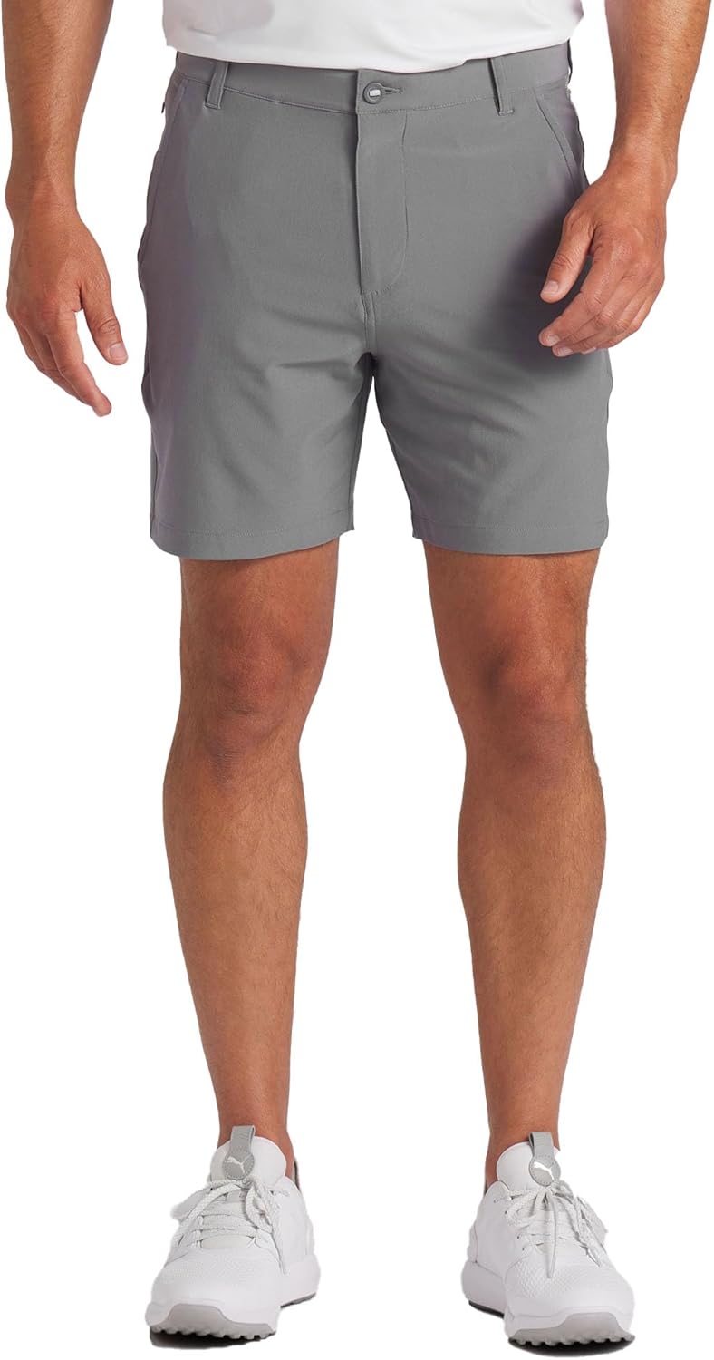 PUMA Men's 101 Solid Short 7 - Moisture Wicking and Breathable
