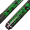 58 in Hand-Painted 2-Piece Billiard Cue with Irish Linen Wrap - Smooth