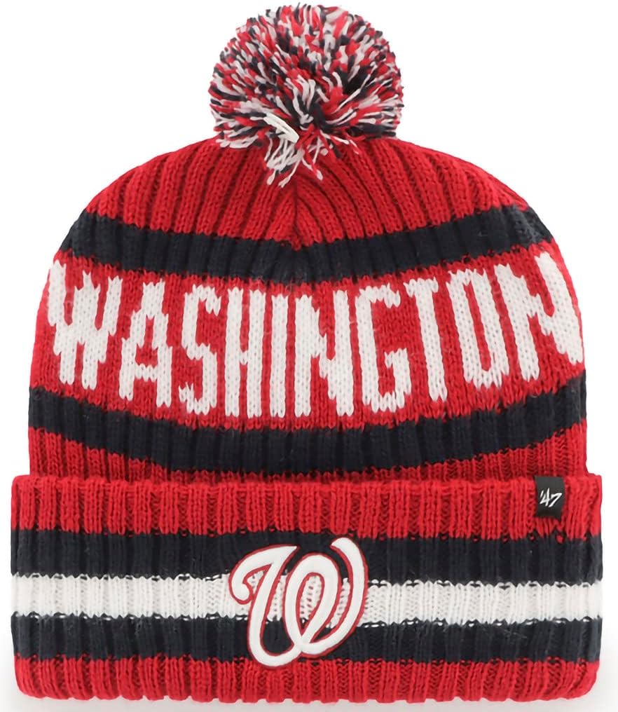47 MLB Unisex-Adult Primary Logo Bering Cuffed Beanie Hat
