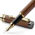Wordsworth & Black Fountain Pen Set - Luxury Bamboo Wood