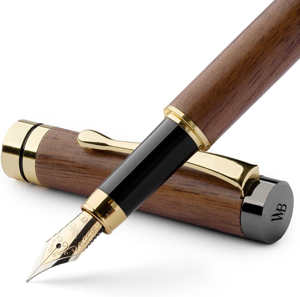 Wordsworth & Black Luxury Bamboo Fountain Pen Set for Writing
