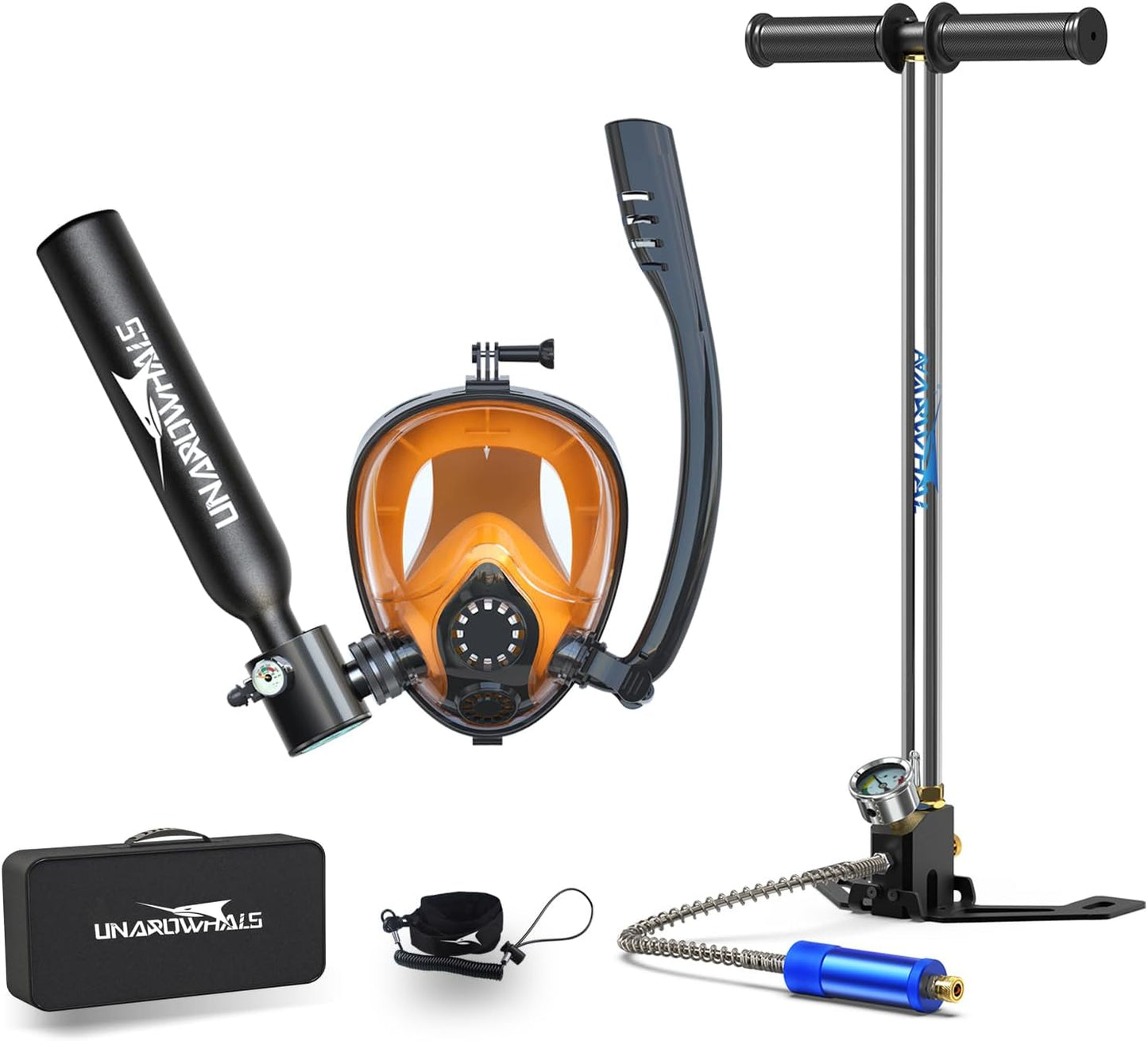 Mini Scuba Tank for Easy Diving, 5-10 Minutes Usage Time