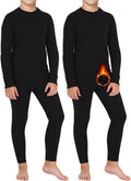 Youth Boys Thermal Base Layer Set - Warm Fleece Lined Compression