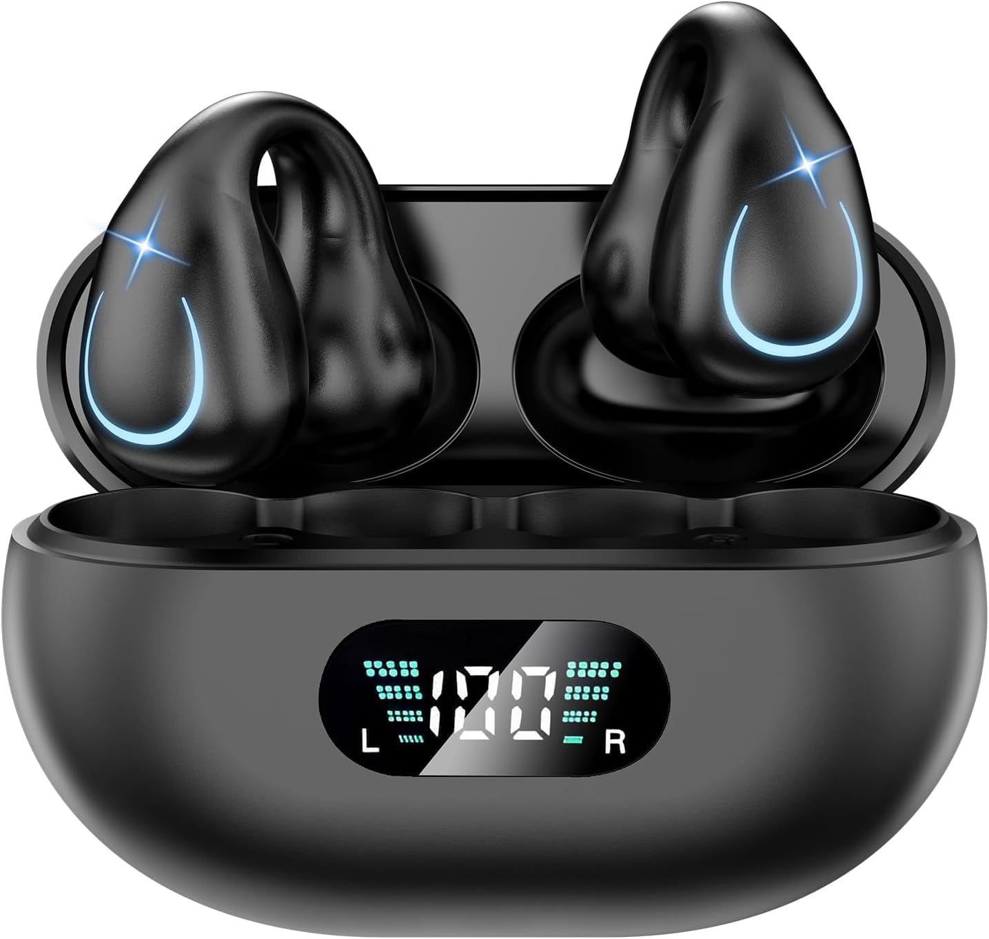 Gidosha Open Ear Bluetooth Earbuds - Waterproof & Wireless Charging