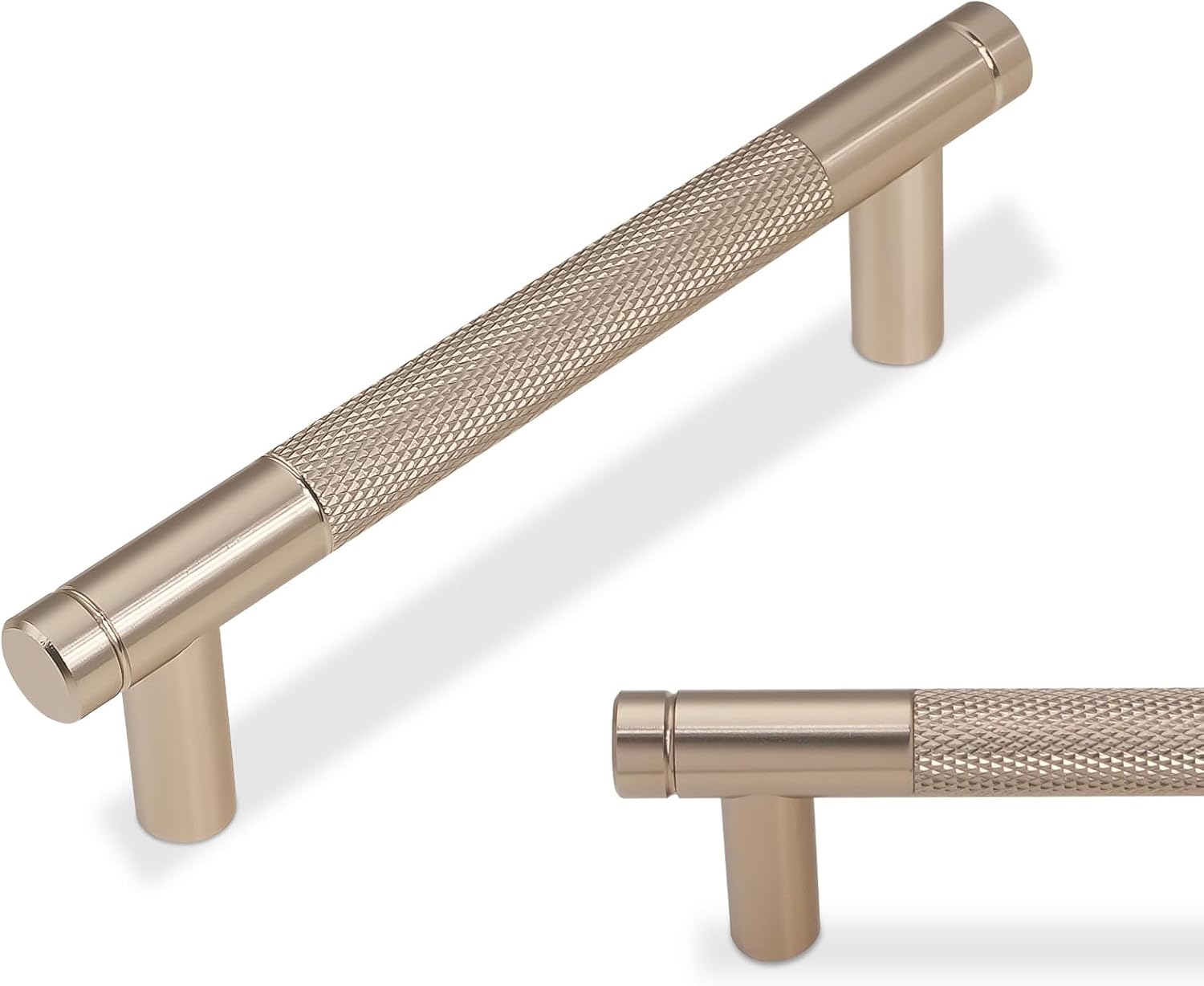 10 Pack 3-3/4 Inch Champagne Bronze Kitchen Cabinet Handles