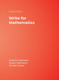 Write for Mathematics - Practical Strategies for Classroom Writing
